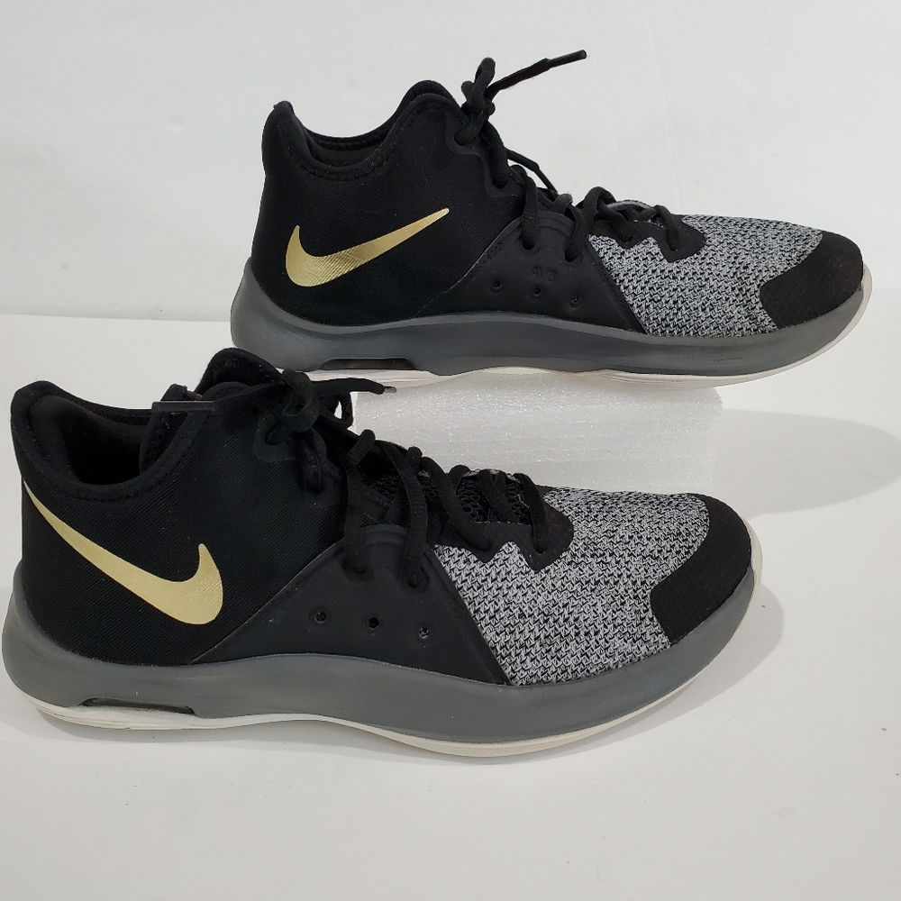 Nike Air Versitile III Black Mesh Mid Top Basketball Athletic Sneaker Size 8 - Picture 6 of 16